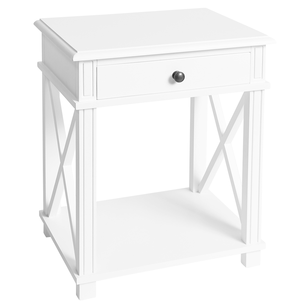 Manto Bedside Table | White