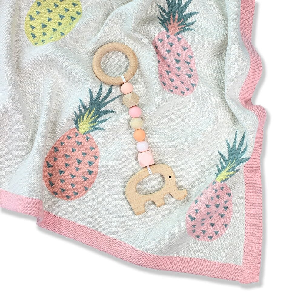 D-Lux | Pineapple Baby Wrap | Pink