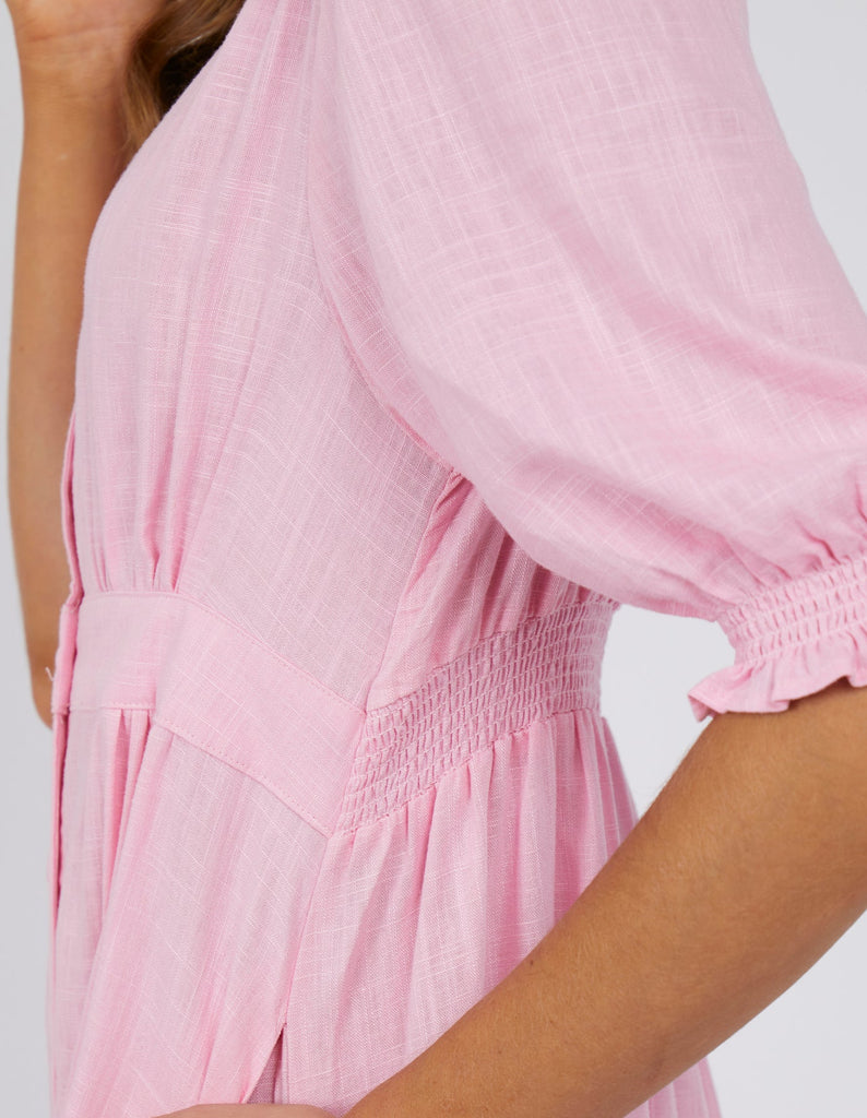 Christina Midi Dress | Sherbet Pink