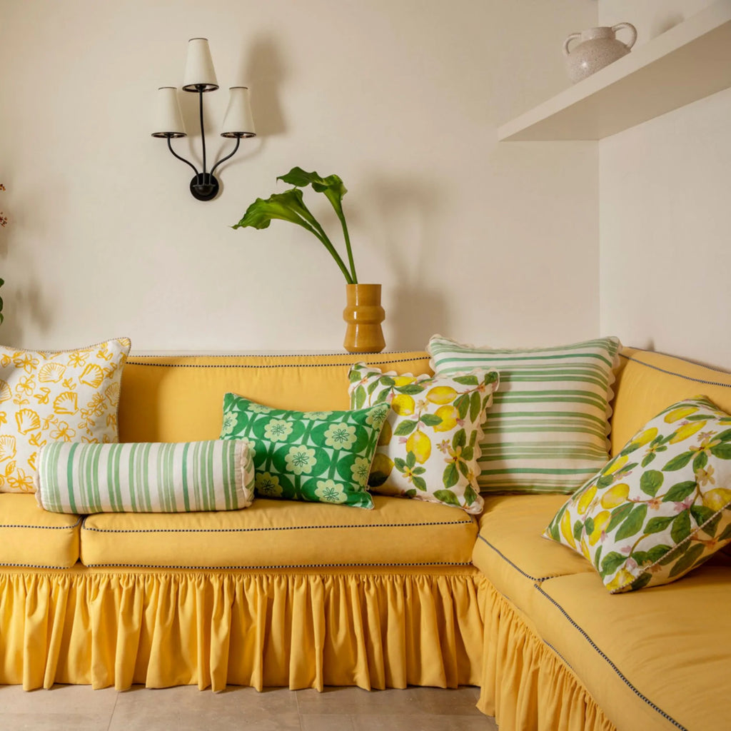 Bonnie & Neil | Capri Cushion | Yellow