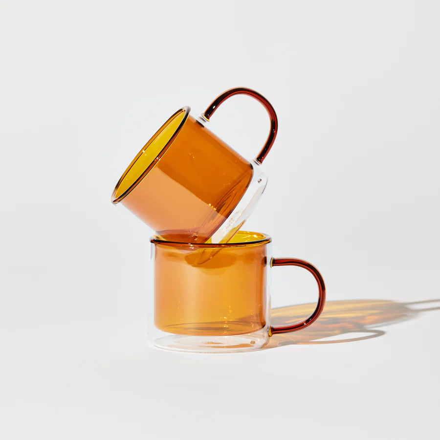 Double Trouble Cup Set in Amber