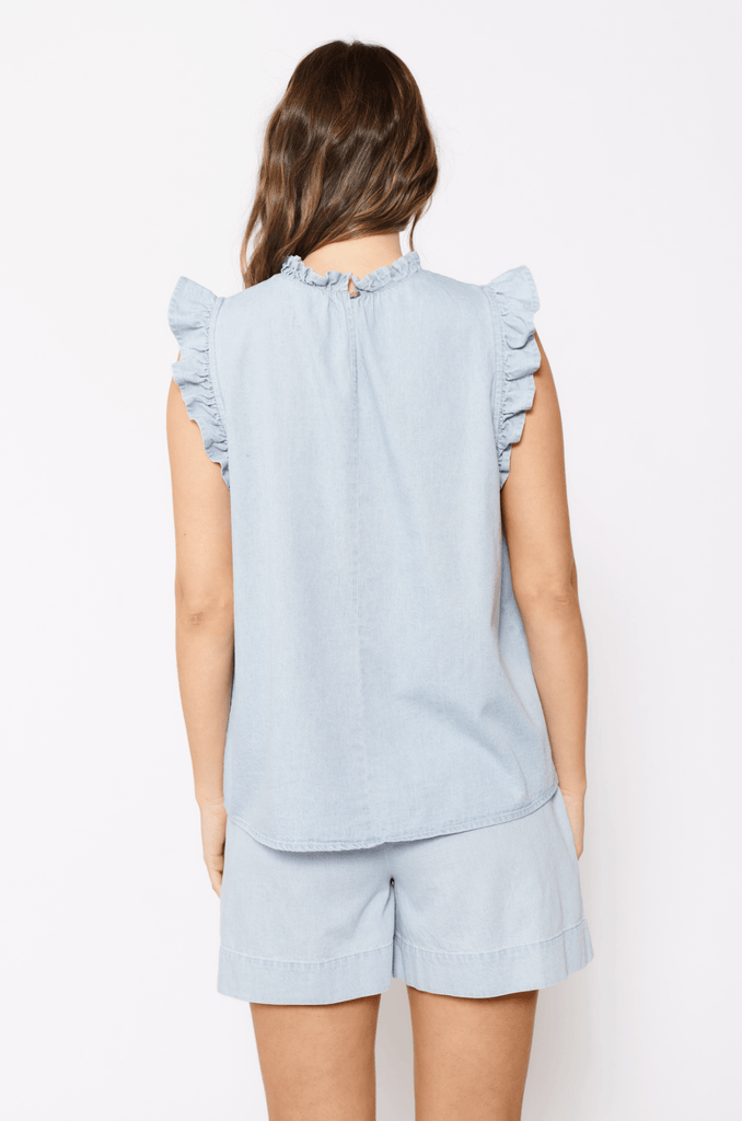 Abby Top | Pale Blue