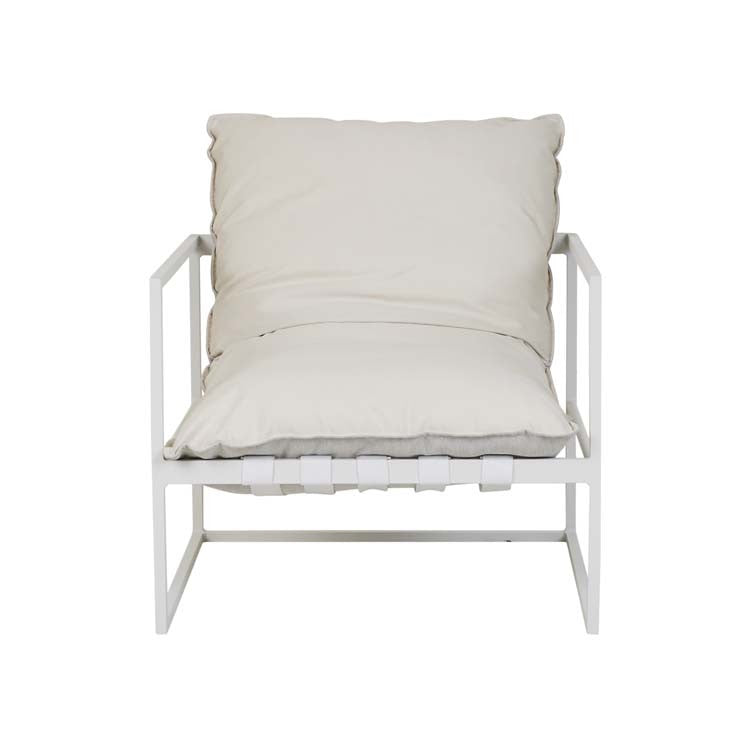Aruba Frame Occasional Chair | White