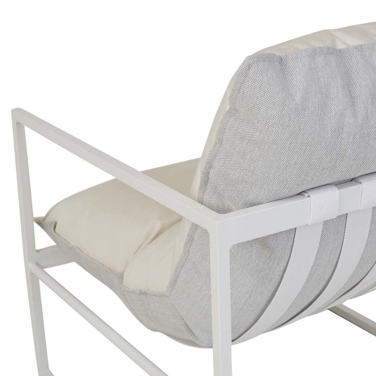 Aruba Frame Occasional Chair | White